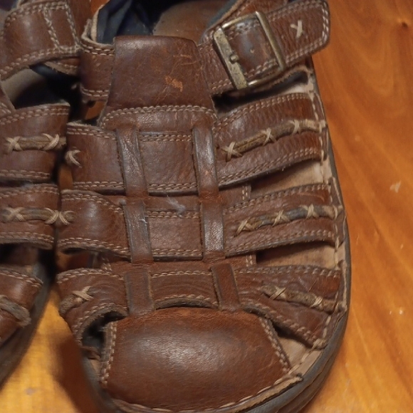 Journey's Men's Brown Leather Sandals size 9 - Picture 6 of 11